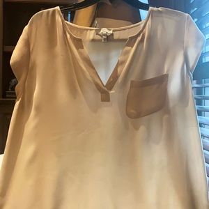Joie size medium light pink short sleeve blouse